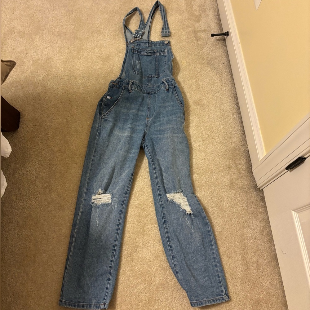 Blue Denim Overalls